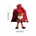 thumbnail image 3 of Under 10 Gift Wrapping Paper Bags Drawstring Xmas Candy Bags Santa Sack Backpack for Christmas Party Favors 3PC, 3 of 9