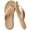Khaki, variant on Comfortable Thong Flip Flops for Women,Arch Support Womens Summer Beach Sandals, Black