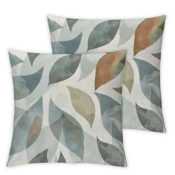 nygtbtfer Throw Pillow Cases Pack of 2 Cozy Fleece Falling Dahlia Floral Flowers Petals Decorative Cushion Covers for Couch Bed Sofa Farmhouse Decoration Smoke Blue Grey White