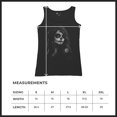 thumbnail image 7 of Web Sugar Skull Women's Tank Top Black White Monochrome Gothic Beauty Elegant Day of the Dead Dia de Los Muertos, 7 of 7