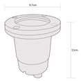 thumbnail image 4 of Estevez Luminario de Piso Empotrable Tidian 19261 – GU10 LED – IP67 Negro, 4 of 7