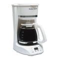 thumbnail image 1 of Hamilton Beach 12-Cup Drip Coffee Maker with Digital Clock, Glass Carafe, 950 Watts, Model 43871, 1 of 4