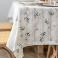 thumbnail image 4 of Korean Style Small Daisy Cotton Floral Tablecloth,Tea Table Decoration,Rectangle Table Cover For Kitchen Wedding Dining Room, 4 of 10
