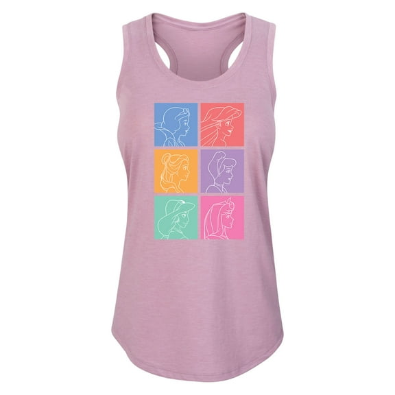 Disney Princess - Princess Grid - Women's Racerback Tank Top