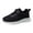 Black, variant on HUANBAI Breathable Mesh Sneakers For Boys Lightweight Comfortable Running Shoes Non Sole Durable Casual Athletic Footwear For Kids All Season ,(9-9.5 Years Black) Size ,1
