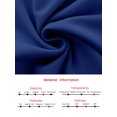 thumbnail image 7 of DARING DIVA Women's High Waist Ruched Bodycon  Leisure Midi Pencil Skirt S Royal Blue, 7 of 7