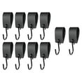 thumbnail image 1 of Ganchos de cuero S de 10x PU con gancho de almacenamiento de bucle de cuero PU conveniente ganchos versátiles versátiles para baño para la oficina del, 1 of 8