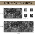 thumbnail image 6 of Marble Kitchen Mats Set 2 Pieces Super Waterproof Non-Slip Burlap Weave Heavy PVC Kitchen Rugs Machine Washable Kitchen Floor Mat for Kitchen,Floor, Bathroom, Sink, Laundry., 6 of 7