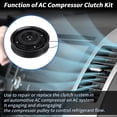 thumbnail image 3 of Kit de embrague de compresor de aire acondicionado para Honda Accord 2008-2012 2.4L y Honda Crosstour 2012-2015, 3 of 7