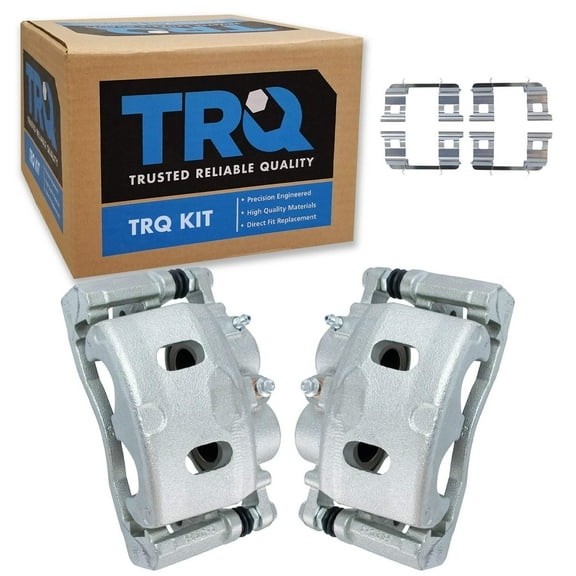 TRQ Front Brake Caliper Set Compatible with 07-08 Cadillac 05-08 Chevrolet GMC