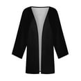 thumbnail image 5 of Women'S Cardigans,Lightweight Front Open Cardigan For Women Summer Clearance,Open Front Breathable Cardigans,Womens Summer Fall Solid Color Cardigan Long Sleeve Loose Cover Up Casual Blouse Tops, 5 of 5