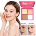 thumbnail image 6 of 4 Color Concealer Plates Longwear Concealer for Dark Circles, Blemishes, Redness,4-in-1 Conceal Blender Palette,Crease-Proof & Full Coverage for Women Daily Use,for All Skin Types, 6 of 7