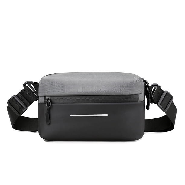 Bolso de pecho para hombre, bolso de hombro de negocios multifuncional, bolso de mensajero de marca de moda coreana, bolso de cintura para deportes al aire libre para hombre