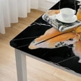 thumbnail image 5 of Acheng Flower Abstract Art Square Tablecloth 100% Polyester Fiber 36*36, 5 of 8