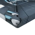 thumbnail image 2 of Ambesonne Outer Space Fitted Sheet, Dark Matter Trip, Twin XL Size, Grey Blue, 2 of 3