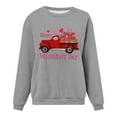 thumbnail image 3 of Baqcunre Valentine'S Day Shirts For Women 2024 Sweatshirt Cute Heart Shaped Printed Pullover Crewneck Shirt(Grey S-4XL),Long Sleeve Shirts For Women Graphic Tees Womens Fashion Womens Tops, 3 of 3