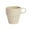 Beige #2, variant on Plastic Double-Walled Insulated Travel Mug, Microwave-Safe with Spill-Proof Lid and Handle, Heat-Retaining for Coffee, Tea, Milk, Oatmeal, School or Work, 8.5x8cm, 1-Pack