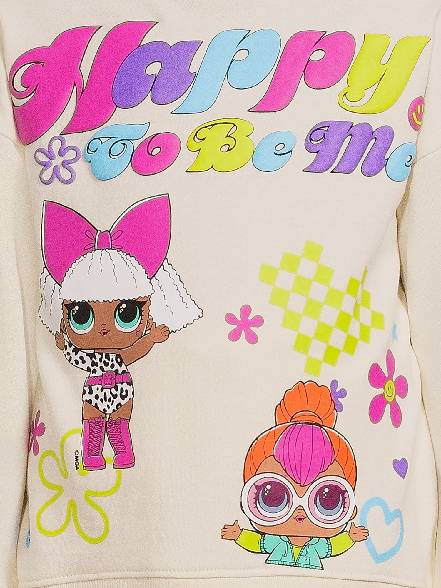 L.O.L. Surprise! Girls Graphic Hoodie and Jogger Outfit Set, 2-Piece, Sizes 4-16