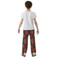 thumbnail image 5 of FORMRS Kids Pajama Pants with Pockets Size 13-14Y Boys Lounge Sleep Bottoms, Dark Tartan Pattern, 5 of 8