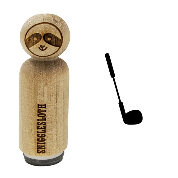 Golf Club Rubber Stamp for Scrapbooking Crafting Stamping - Mini 1/2 Inch