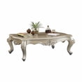 thumbnail image 1 of 35 "X 57" X 20" Marbre Champagne Table Basse en Bois, 1 of 1