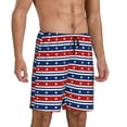 thumbnail image 2 of Naloa Fourth Of July Men's Short Pajama Pants, Pj Shorts, Lounge Comfort Shorts-XX-Large, 2 of 6