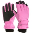 thumbnail image 2 of Otqutp Winter Outdoor Cold Weather Gloves Boys Girls Snow Skating Snowboarding Windproof Warm Ski Gloves Suit for 7-12 Years Old Kids(Hot Pink,One Size), 2 of 7
