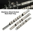 thumbnail image 2 of YUMILI Socket Holder, Stainless Steel 8 Positions Socket Organizer, Socket Rack Storage Rail Tray Holder Tool Sockets Stand Shelf Organizer, 2 of 8