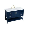 thumbnail image 4 of 48 inch Single Bathroom Vanity in Blue, 4 of 8