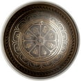 thumbnail image 3 of Tibetan Singing Bowl Set - Easy To Play Authentic Handmade For Meditation Sound 7 Chakra Healing By Himalayan Bazaar (Brown & Red), 3 of 7