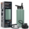 thumbnail image 1 of Termo para Café y Agua Magma Life Verde Olivo Acero Inoxidable 32 Oz 950 ml 3 Tapas, 1 of 6