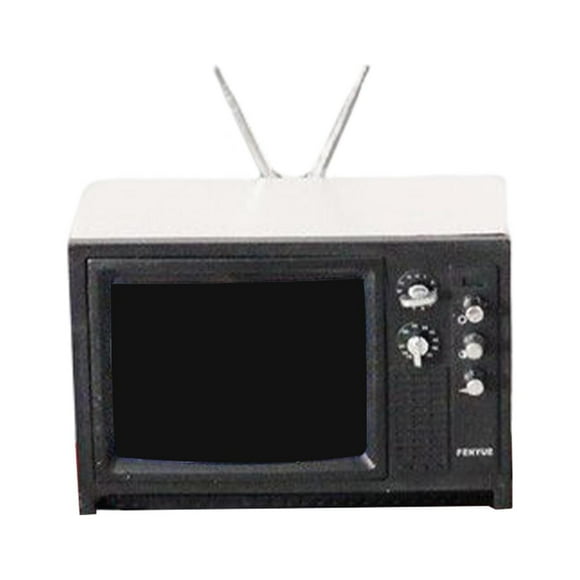 Televisión juguetes regalo coleccionable modelo de televisión decoración Zulema Televisión en miniatura
