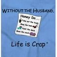 thumbnail image 2 of Without Husband Funny Marriage Women's Plus Size Graphic Tee Brisco Brands 3X, 2 of 5