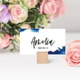 thumbnail image 3 of Koyal Wholesale Ombre Blue Watercolor Place Cards for Wedding Party Tables, Seating Place Cards for Holders, 60 Pack, 3 of 5