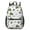 Tractor and Wheelbarrows, variant on Tractor and Stars White Pattern 17" School Backpacks for Teens,Waterproof Oxford Fabric,S-Shape Padded Straps for School,Travel,Hiking,Camping