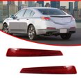 thumbnail image 2 of Suitable for Acura TL 2009 2010 2011 right left rear engine reflector light red-, 2 of 3