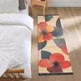 thumbnail image 3 of Yayeee Runner Rug for Bedroom 2'x6' Machine Washable Hallway Non Slip Mat, Flowers Pattern, 3 of 8