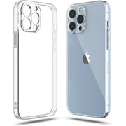 Shamo's Clear Case for iPhone 13 Pro Case (2021), Shockproof Bumper Cover Soft TPU Silicone Transparent Anti-Scratch,