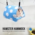 thumbnail image 4 of Hammock Soft Small Pet , Small Pet Sleeping Bed, For Hamster Blue And White Dot L, 4 of 8