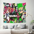 thumbnail image 3 of Splatoon Wall Tapestry Cartoon Poster Wall Hanging Tapestry for College Dorm Living Room Bedroom Decoration 60x80 Inch, 3 of 7