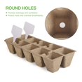 thumbnail image 4 of Kit De Macetas De Inicio De Semillas, 12 Uds., Bandeja De Semillas Biodegradable De 10 Agujeros, Macetas De Turba Con 2 Uds. De Plántulas, 12 Uds. De Etiquetas Para Plantas En Forma De T Scienceny HA034893-00, 4 of 5