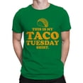 thumbnail image 2 of Taco Tuesday Enthusiast Men's T-shirt, 2 of 3