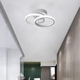 thumbnail image 4 of Langgg Luminaire de Plafond à LED Montage Affleurant Simple pour Entrée Allée Blanc 241612.5cm, 4 of 9