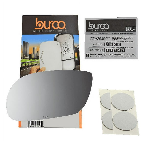 Fits 98-05 Buick Park Ave Left Driver Mirror Glass Lens w/Adhesive USA non Heated
