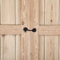 thumbnail image 3 of GFDYREE 4\u201d Privacy Hook and Eye Latch Easy Lock for Barn Door, Black, 3 of 7