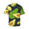 thumbnail image 3 of Goofa Fresh Avocado Hawaiian Shirt for Men, Unisex Summer Beach Casual Short Sleeve Button Down Shirts,Aloha Tropical Floral print shirt-Small, 3 of 9