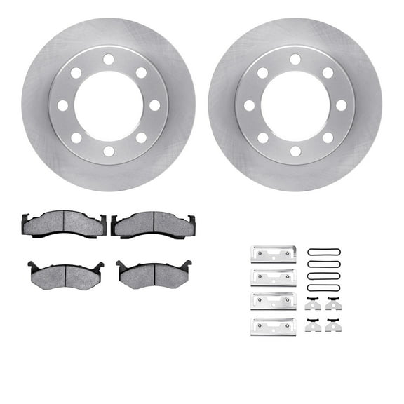 Dynamic Friction Company Front Brake Rotors with 5000 Advanced Brake Pads includes Hardware 6512-40342