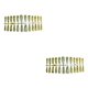 thumbnail image 2 of Vogacara 24 Uds. De uñas postizas en forma de T, prensa extralarga en envoltura completa, puntas de uñas postizas, suministros para uñas para mujeres y estampado amarillo 2piezas Vogacara CBP456243, 2 of 5