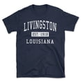 thumbnail image 1 of Livingston Louisiana Classic Established Men's Cotton T-Shirt, 1 of 1