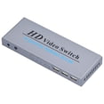 thumbnail image 4 of Conmutador KVM de 4 entradas y 1 salida, 4 puertos, interfaz multimedia de alta definición, conmutador de pantalla con 4 cables de conexión para PC, 4 of 5